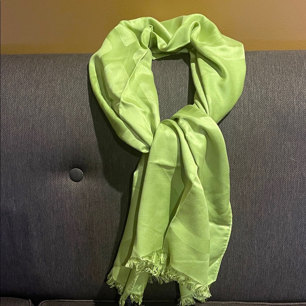Lime Green Scarf